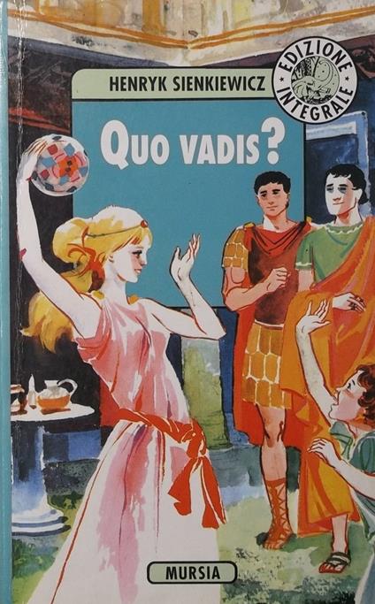 Quo vadis? - Henryk Sienkiewicz - copertina