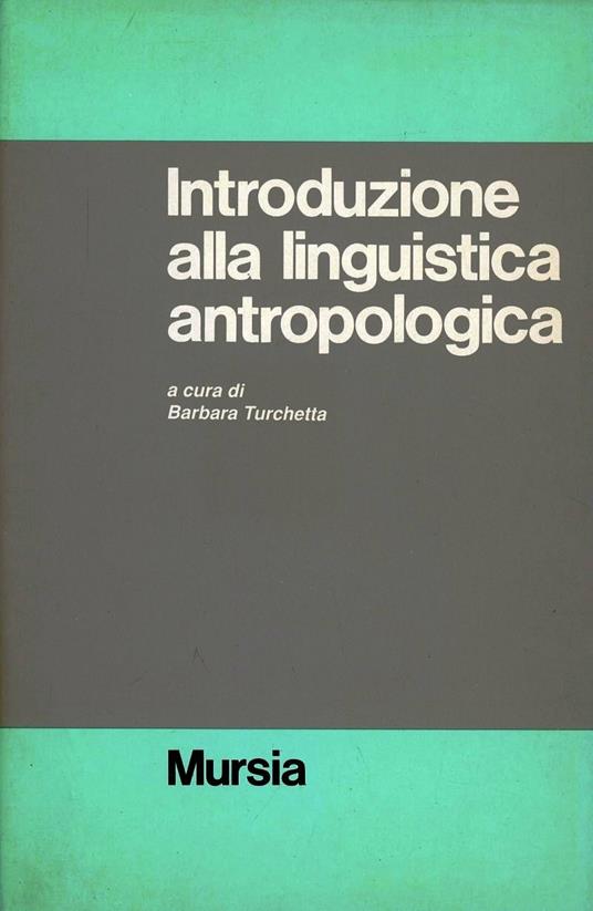 Introduzione alla linguistica antropologica - copertina