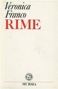 Rime - Veronica Franco - copertina