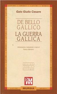 De bello gallico - Gaio Giulio Cesare - copertina