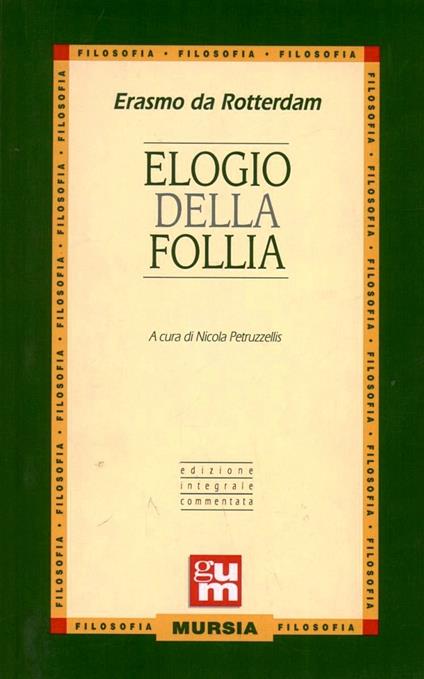 L'elogio della follia - Erasmo da Rotterdam - copertina