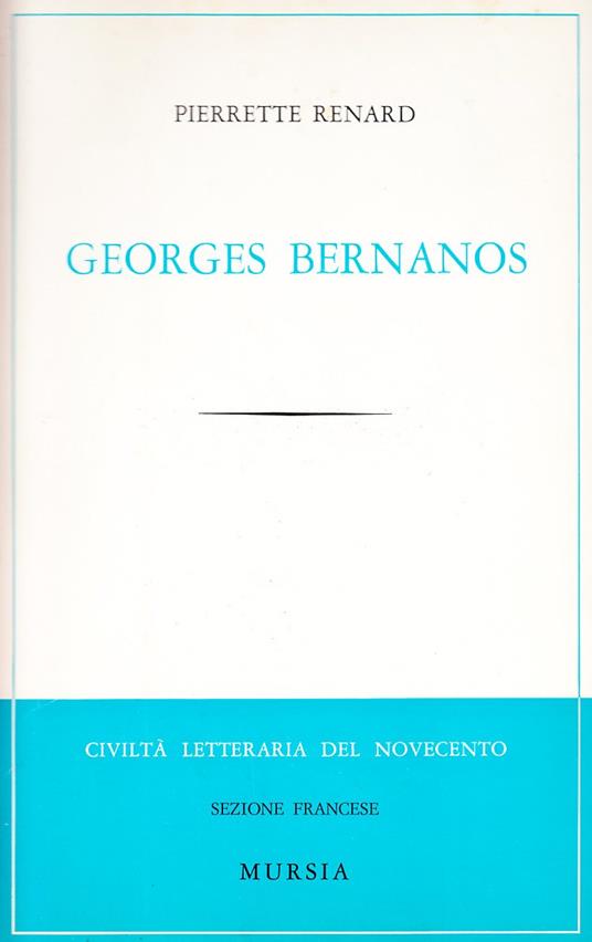 Georges Bernanos - Pierrette Renard - copertina