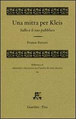 Una mitra per Kleis. Saffo e il suo pubblico