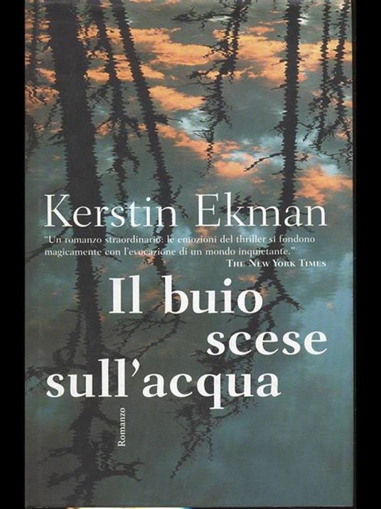 Il buio scese sull'acqua - Kerstin Ekman - copertina