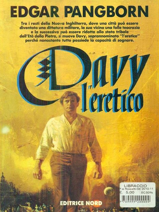 Davy - Edgar Pangborn - copertina