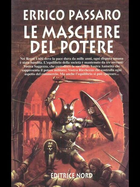 Le maschere del potere - Errico Passaro - copertina