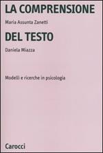 La comprensione del testo. Modelli e ricerche in psicologia