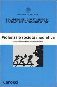 Violenza e società mediatica - copertina