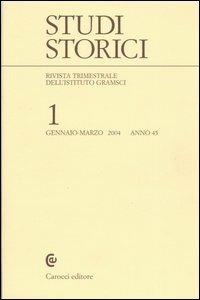Studi storici (2004). Vol. 1 - copertina