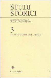 Studi storici (2004). Vol. 3 - copertina