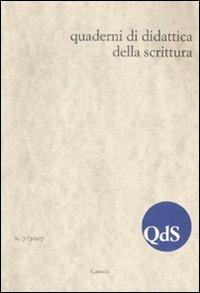 QdS. Quaderni di didattica della scrittura (2007). Vol. 7 - copertina