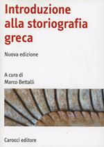 Introduzione alla storiografia greca