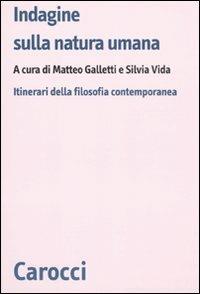 Indagine sulla natura umana. Itinerari della filosofia contemporanea - copertina