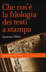 Che cos'è la filologia dei testi a stampa