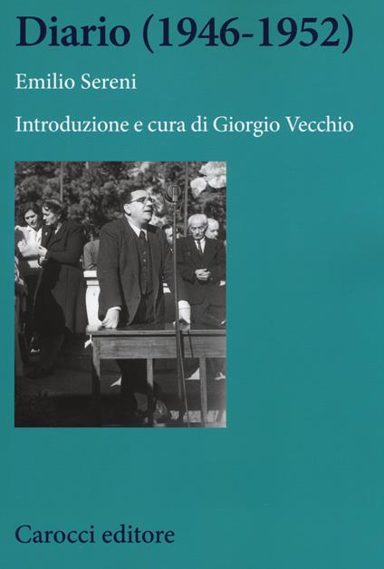 Diario (1946-1952) -  Emilio Sereni - copertina