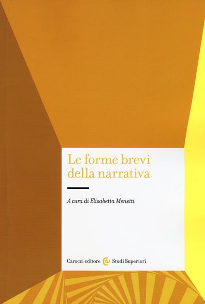 Le forme brevi della narrativa - copertina