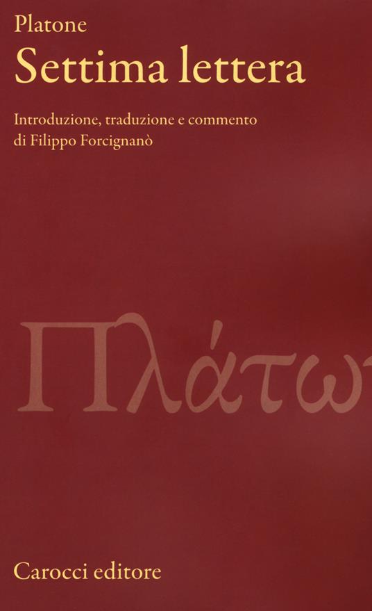 Settima lettera - Platone - copertina