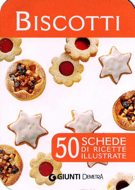 Biscotti. 50 schede di ricette illustate - copertina