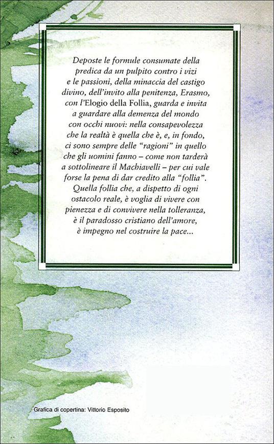 Elogio della follia - Erasmo da Rotterdam,Anna Corbella Ortalli - ebook - 2