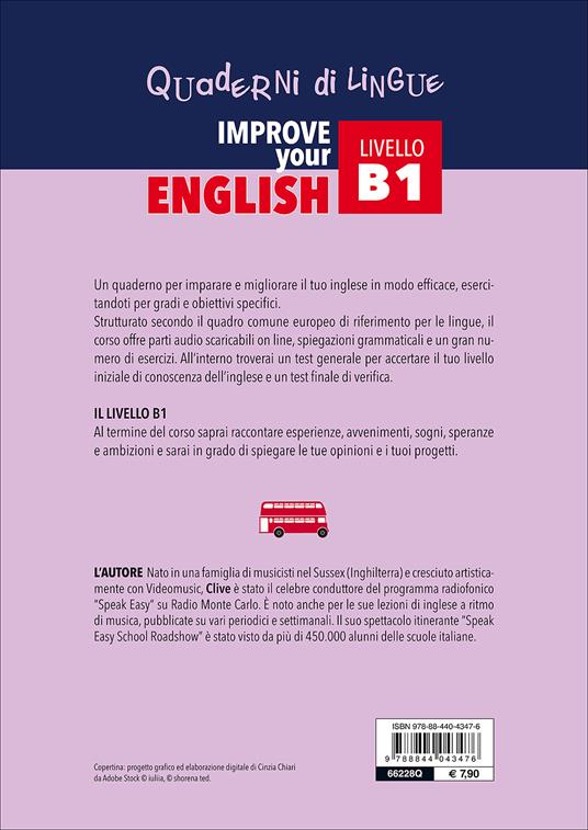 Impara l'inglese: L'inglese B2 + Quaderno di esercizi per i principianti :  : Libri