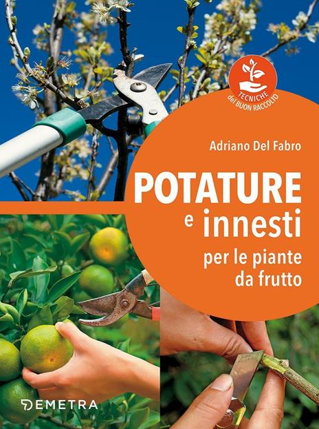 Potature e innesti per le piante da frutto - Adriano Del Fabro - copertina