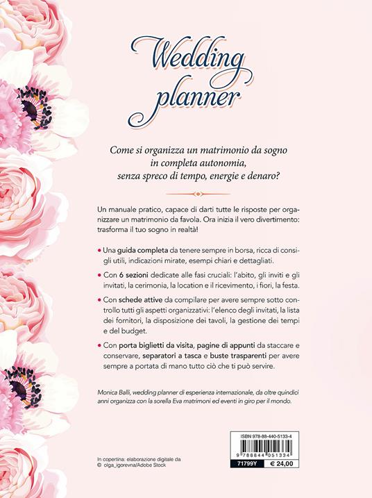 Il Diario del Mio Matrimonio: Wedding Planner in Italiano, Agenda