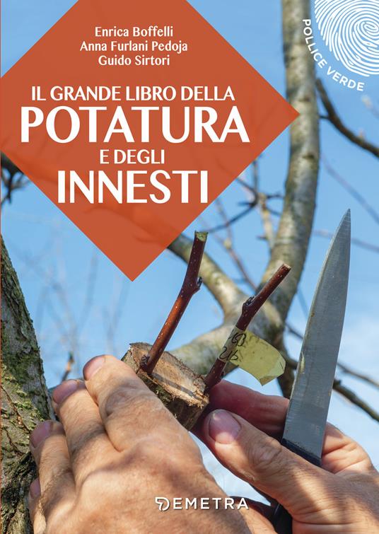 Il grande libro della potatura e degli innesti - Enrica Boffelli,Anna Furlani Pedoja,Guido Sirtori - copertina