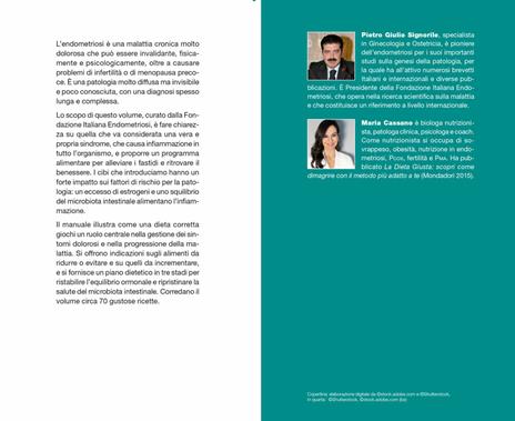 La dieta anti endometriosi. L'alimentazione antinfiammatoria per ridurre i sintomi e vivere meglio - Pietro Giulio Signorile,Maria Cassano - 3