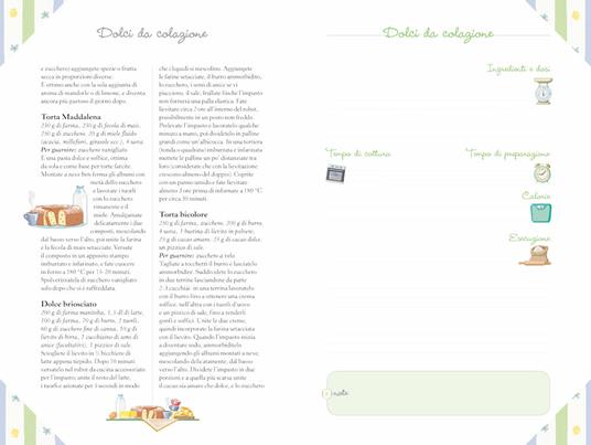 Il mio ricettario di casa. Dolci e dessert. Per raccogliere le mie ricette  più buone. Ediz. a spirale - Libro - Demetra - Planner