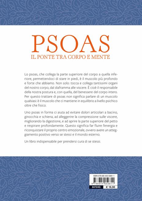 Psoas. Il ponte tra corpo e mente. Tutti gli esercizi per aumentare il benessere della schiena, ridurre l'ansia e riconnettersi con se stessi - Marcello Chiapponi - 2