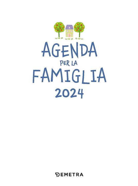 EURO PUBLISHING: Calendario Agenda della Famiglia 2024 29x44cm : :  Cancelleria e prodotti per ufficio