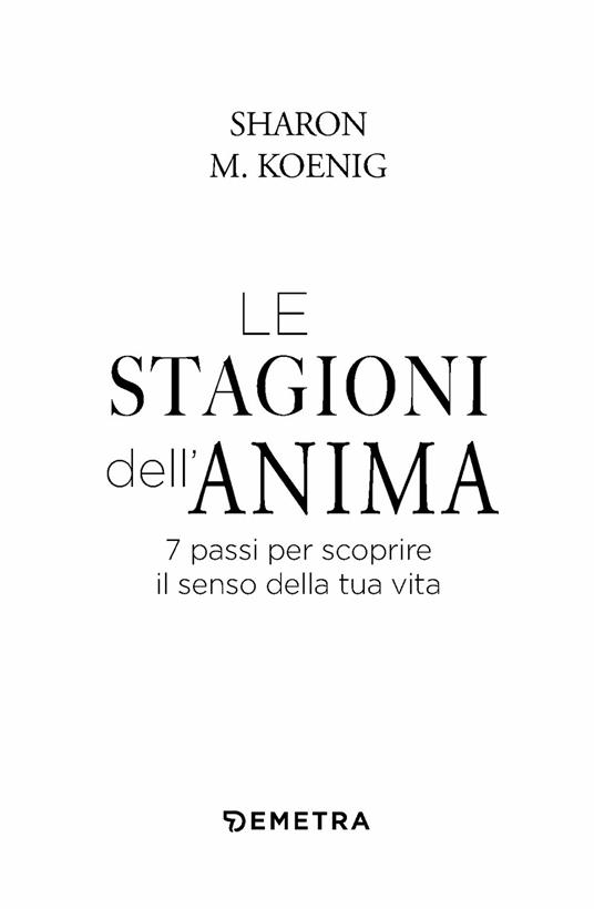 Le stagioni dell'anima. 7 passi per scoprire il senso della tua vita - Sharon M. Koenig - 4