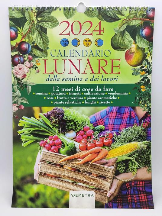 Calendario lunare 2024 - Demetra - Cartoleria e scuola