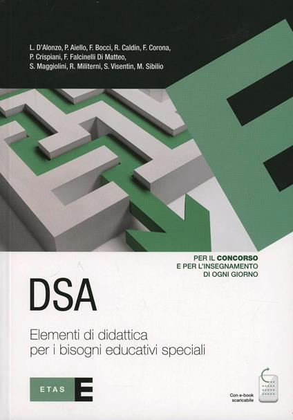 DSA. Elementi di didattica per i bisogni educativi speciali - copertina