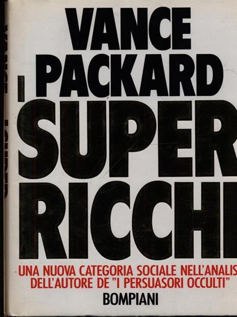 I super ricchi - Vance Packard - copertina