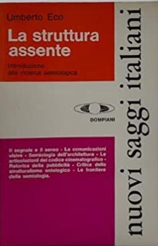 La struttura assente - Umberto Eco - copertina