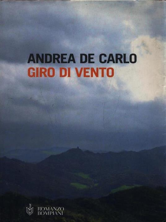 Giro di vento - Andrea De Carlo - copertina