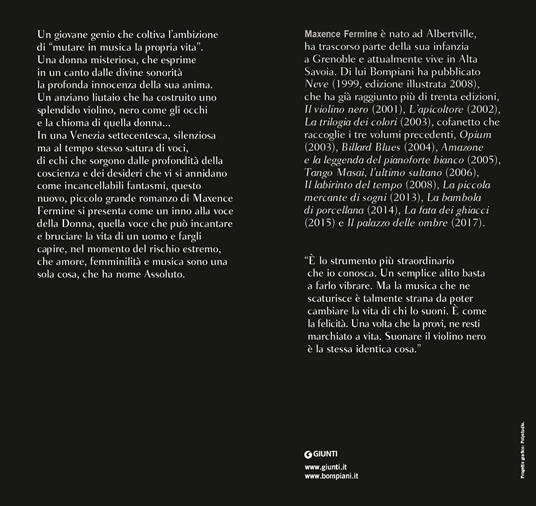 Il violino nero - Maxence Fermine - Libro - Bompiani - AsSaggi | IBS