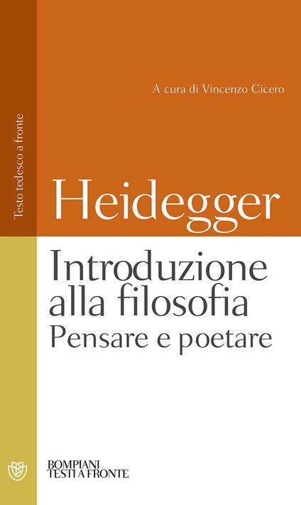 PDF) Possibilità e necessità nel pensiero di Martin Heidegger. Da Essere e  tempo ai Contributi alla filosofia