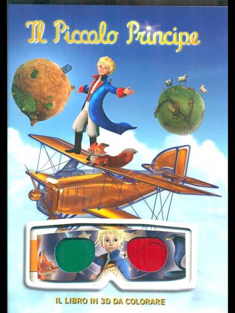 Il Piccolo Principe. Il libro in 3D da colorare. Ediz. illustrata - copertina