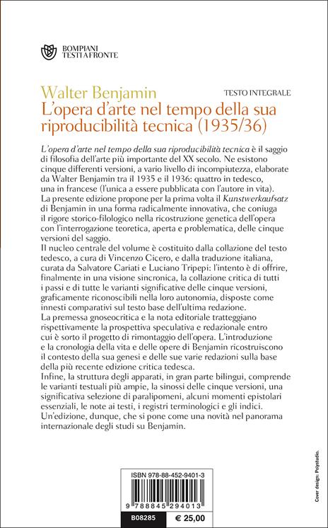 L'opera d'arte nel tempo della sua riproducibilità tecnica (1935-36). Testo tedesco a fronte - Walter Benjamin - 3