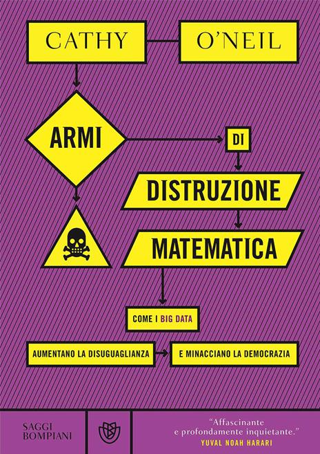 Armi di distruzione matematica. Come i big data aumentano la disuguaglianza e minacciano la democrazia - Cathy O'Neil - copertina