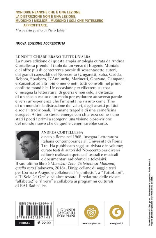 Le notti chiare erano tutte un'alba. Antologia dei poeti italiani nella Prima guerra mondiale - 2