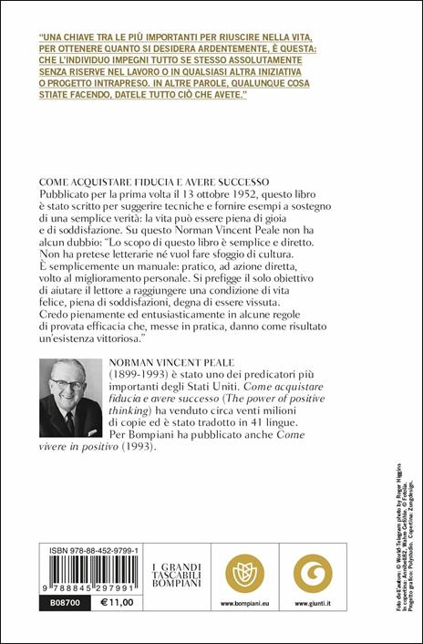 Come acquistare fiducia e avere successo. Il manuale per pensare positivo - Norman Vincent Peale - 2