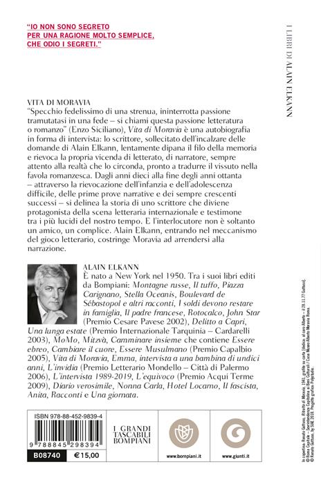 Vita di Moravia - Alberto Moravia,Alain Elkann - 2