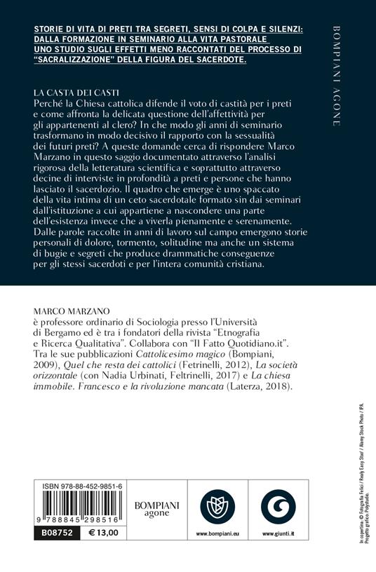 La casta dei casti. I preti, il sesso e l'amore - Marco Marzano - 2