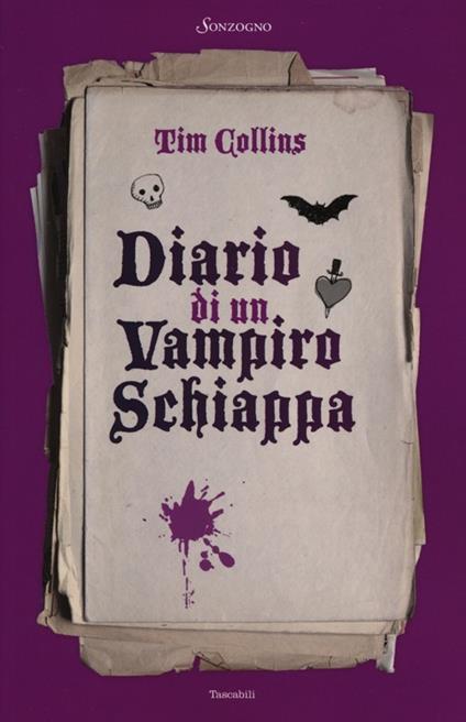 Diario di un vampiro schiappa - Tim Collins - copertina