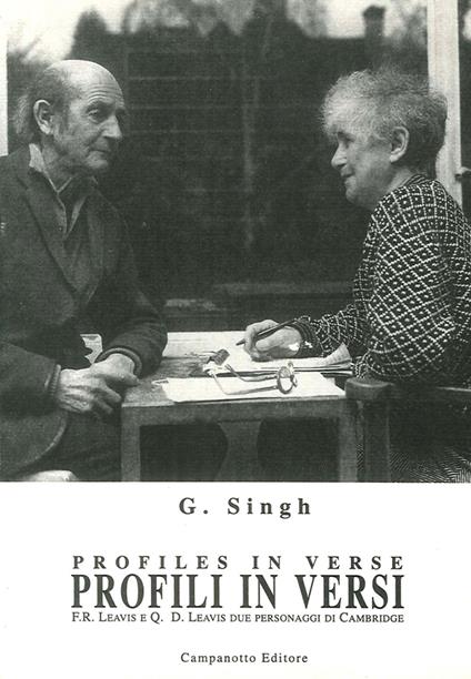 Profili in versi. Testo inglese a fronte - G. Singh - copertina