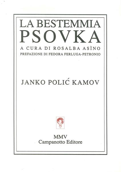 La bestemmia-Psovka - Janko Polic Kamov - copertina