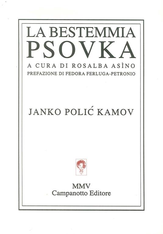 La bestemmia-Psovka - Janko Polic Kamov - copertina